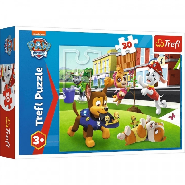 Puzzle 30 elementów Pieski w akcji Psi Patrol Paw Patrol (18306)