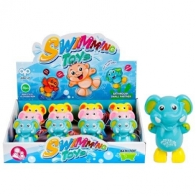 Nakręcany słoń do kąpieli 9cm