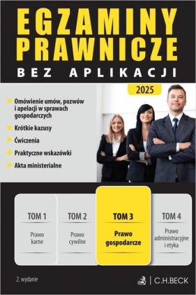 Egzaminy Prawnicze bez aplikacji 2025. Tom 3. Prawo gospodarcze