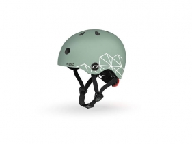 Scoot and Ride, Kask XXS-S dla dzieci Green Lines (96562) Wiek: 1-5 lat