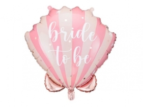 Balon foliowy Muszelka Bride to be 52x50cm