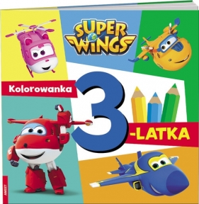 Super Wings Kolorowanka 3-latka