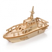 Puzzle Drewniane 3D Jacht