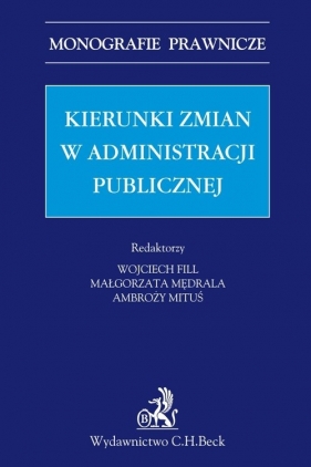 Kierunki zmian w administracji publicznej