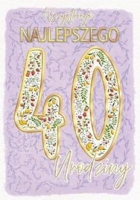 Karnet A5 Mega 40-stka