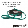 Wstążka ozdobna H022 kol.1109  satyna 6mmx25