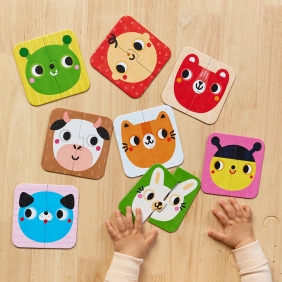 Czuczu: Układam połówki Buzie dla dzieci 15 mies.+