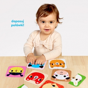 Czuczu: Układam połówki Buzie dla dzieci 15 mies.+