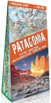 Mapa trekkingowa - Patagonia 1:160 000 - Praca zbiorowa