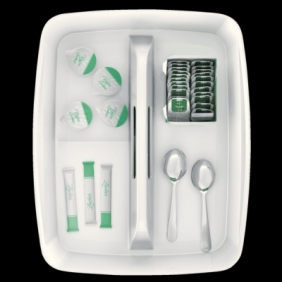 Przybornik na biurko Leitz my box organizer duży z uchwytem - biały (53220001)