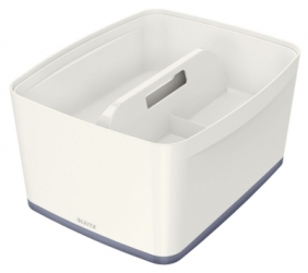 Przybornik na biurko Leitz my box organizer duży z uchwytem - biały (53220001)