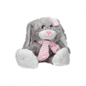 AXIOM Królik Nina z szalem 40 cm, różowy (4464)