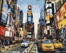 Malowanie po numerach BRUSHME 40x50 cm Życie Times Square