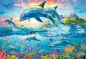Trefl, Puzzle 1500: Rodzina delfinów (26162)
