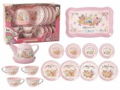 Komplet do herbaty metalowy 14el