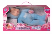 Lalka Natalia śpiące maleństwo - niebieska (144622)