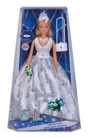 Steffi - lalka w długiej sukni z kryształami