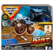 Spin Master Auto MONSTER JAM + piasek kinetyczny, Thunder