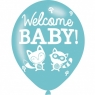 Balony lateksowe Welcome Baby 6 sztuk (9901028) od 3 lat