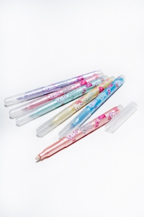 Coolpack, Flamastry brokatowe Hello Kitty Pastel - Pink 1, 6 kolorów (10623PTR)