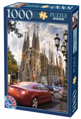 Puzzle 1000: Hiszpania, Barcelona - Sagrada Familia