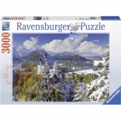 Ravensburger, Puzzle 3000: Zamek Neuschwanstein (170623)