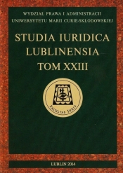 Studia Iuridica Tom 23 - <br />