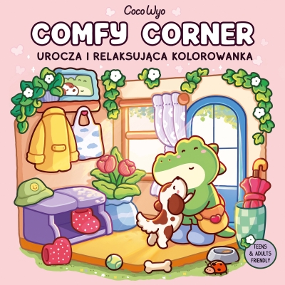 <img src='https://webimage.pl/pics/623/3/d9788384273623.jpg' style='height:440px' /> Comfy Corner. Urocza i relaksująca kolorowanka