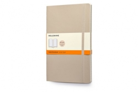 Notes L Moleskine w linie beżowy - <br />