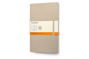 Notes L Moleskine w linie beżowy - <br />