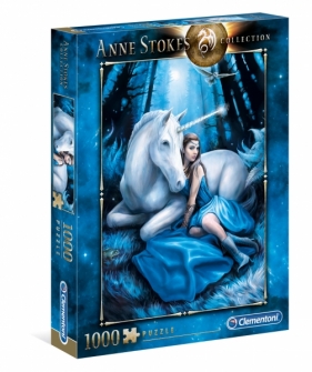 Clementoni, Puzzle 1000: Anne Stokes Collection - Blue Moon (39462)