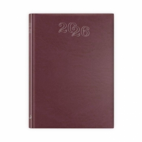 Terminarz 2026 B7 bordowy