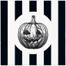 Serwetki papierowe 33 x 33 cm - Striped Pumpkin