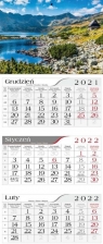 Kalendarz 2022 Trójdzielny Tatrzańska dolina CRUX