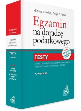 Egzamin na doradcę podatkowego Testy - Jabłoński Mariusz, Smęda Patryk Piotr