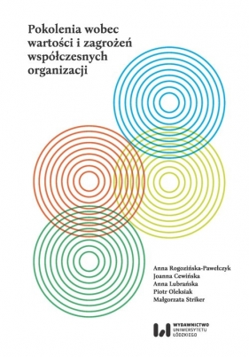 Pokolenia wobec wartości i zagrożeń współczesnych organizacji - Joanna Cewińska, Anna Lubrańska, Piotr Oleksiak, Małgorzata Striker, Anna Rogozińska-Pawełczyk