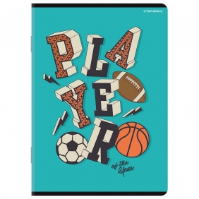 Zeszyt Top 2000 Basic A5/16k linia podwójna kolorowa, 1 szt