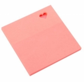 Notes samoprzylepny 75x75mm Serce D.RECT