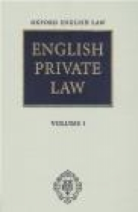 English Private Law 3 vols - Peter Birks