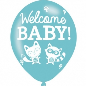 Balony lateksowe Welcome Baby 6 sztuk (9901028)