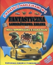 Fantastyczna łamigłówkowa zabawa Moja superksiążka z naklejkami