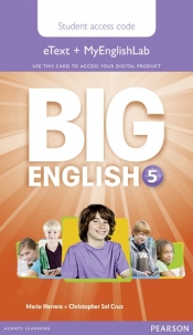 Big English 5 Pupils eText+MEL AccCodeCard