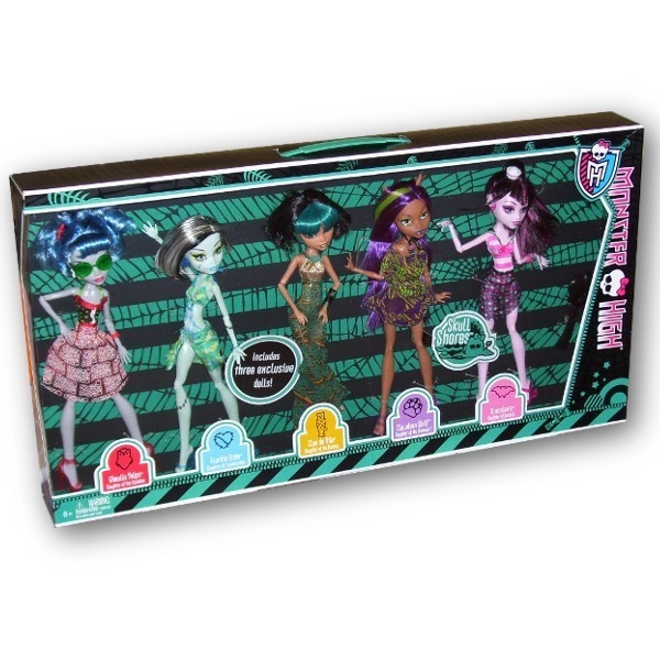 MONSTER HIGH 5-cio Pack Skull Shores