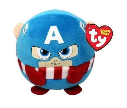 <img src='https://webimage.pl/pics/624/5/d0008421425624.jpg' style='height:440px' /> Ty Beanie Balls Marvel - Capitan America