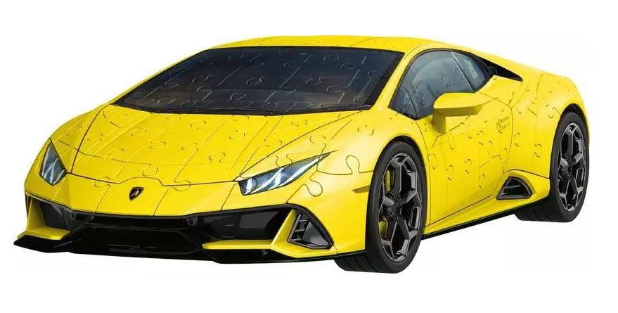 Puzzle 3D Pojazdy: Lamborghini Huracan Evo Giallo (11562)