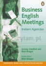 Business English Meetings - Instant Agendas