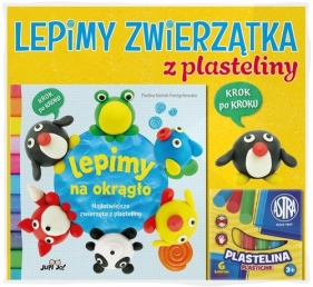 Lepimy na okrągło. Najłatwiejsze zwierzęta z plasteliny - Paulina Koniuk-Fonżychowska