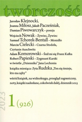 Twórczość 1/2023 - Opracowanie zbiorowe