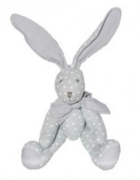 Zając Passek niebieski 23 cm (4717b)