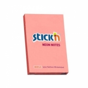 Notes samoprzylepny 76x51mm neon różowy